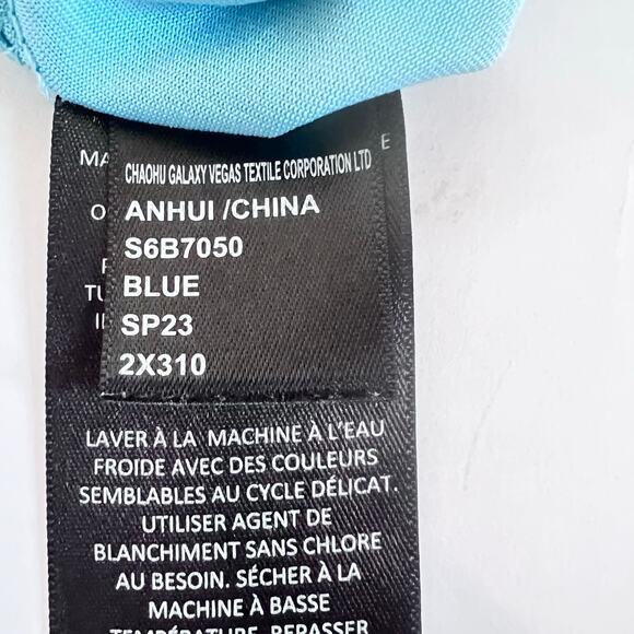 SPYDER UNISEX  SURF SWIM SHORTSLEEVE CREW NECK ATHLETIC SHIRT LIGHT BLUE SIZE L - Picture 9 of 9